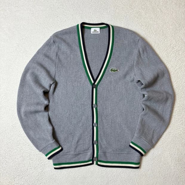 라코스테 울 베이직 니트 가디건 PN6781