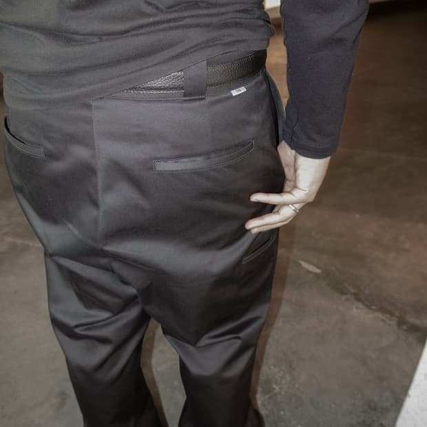 [m] 77c fort pants black