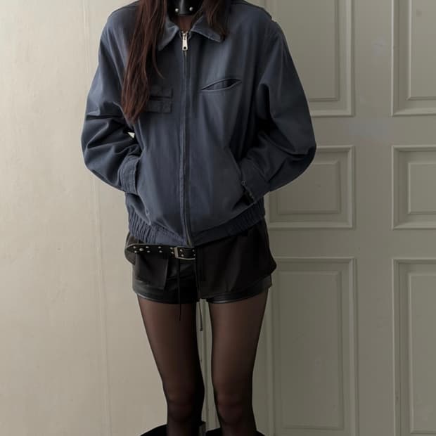 데어드 블루종 자켓