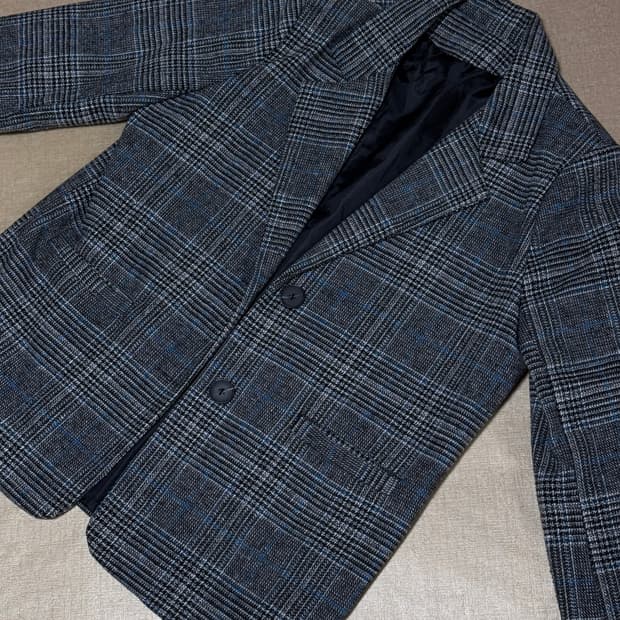 체크 자켓