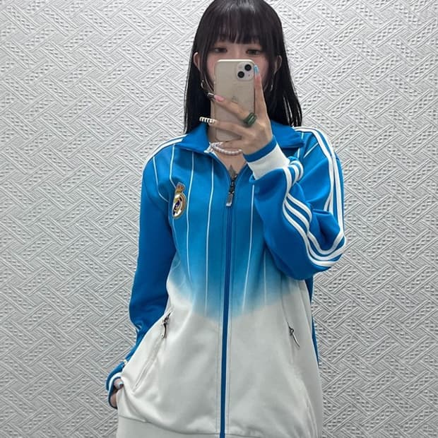 아디다스 올드스쿨 레트로 레알마드리드 져지 집업 115 C12872