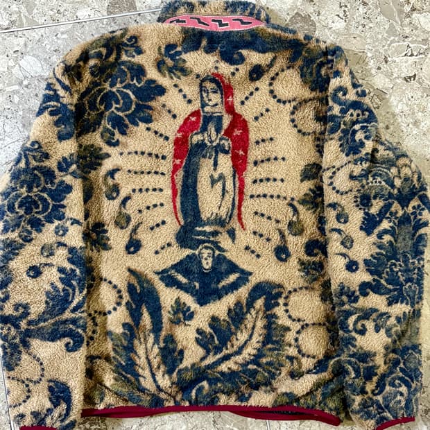 캐피탈 다마스크 마리아 집업 블루종 플리스 5사이즈