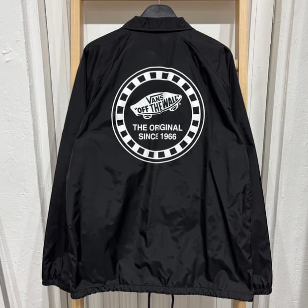 반스 빅로고 코치 바람막이 자켓