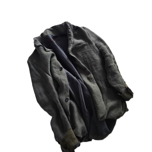 TwoBuildersHouse Japanese Linen Greeny