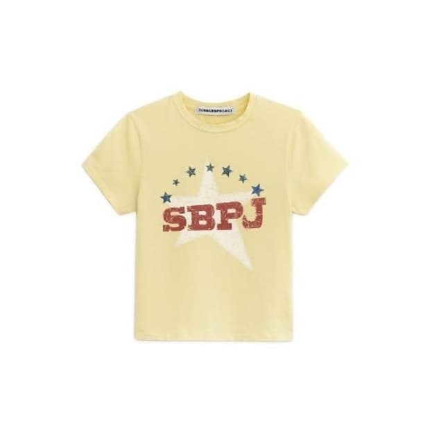 썬번프로젝트 SBPJ 옐로우 반팔티
