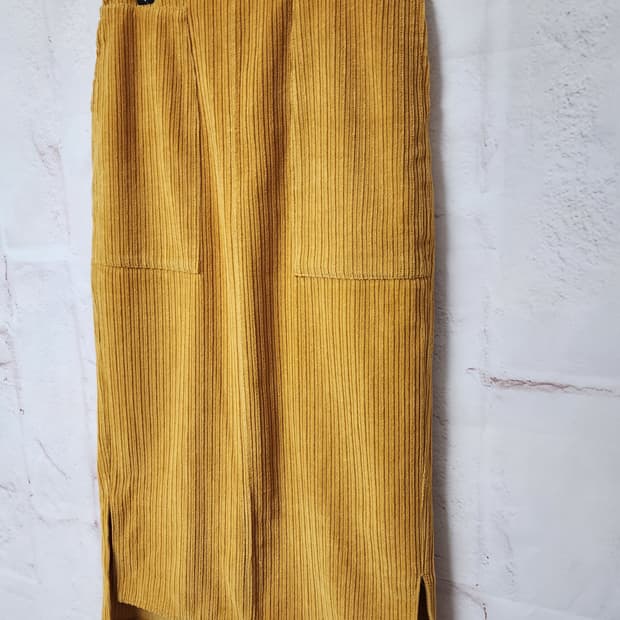 Time 코듀로이 롱 스커트