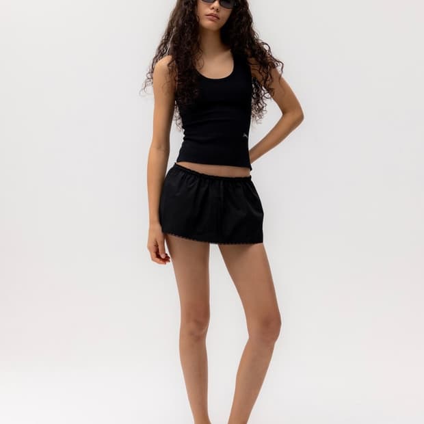 새상품) 글로니 미니 스커트 lace up mini skirt
