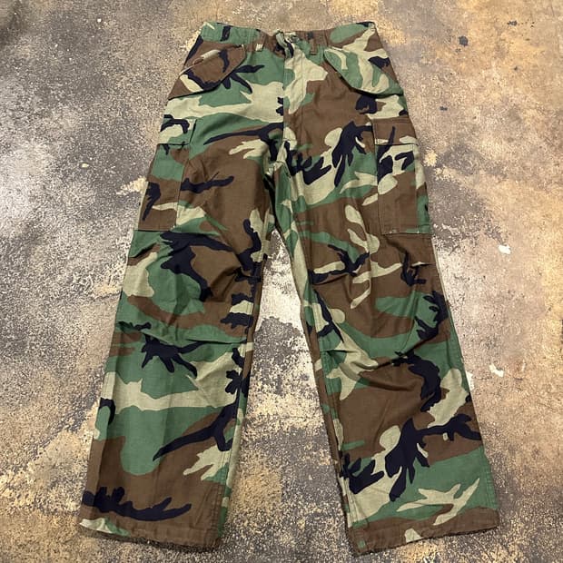 빈티지 80s M65 우드랜드 필드 팬츠