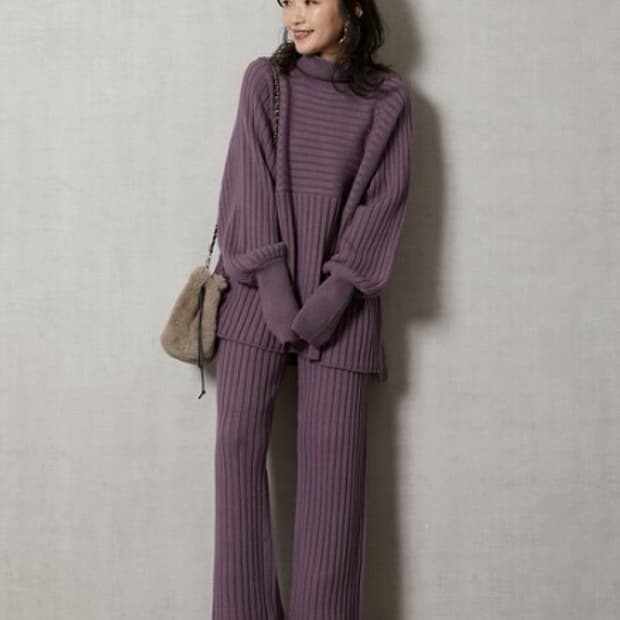 프릭스 스토어 골지 니트 셋업