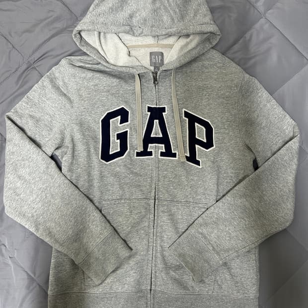 Gap 그레이 후드집업