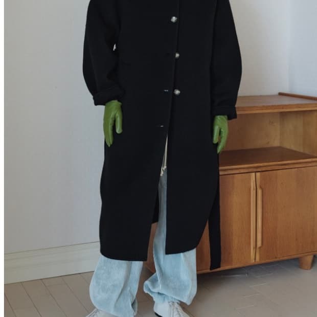 오버듀플레어 QUILTED LINING HANDMADE ALPACA CO