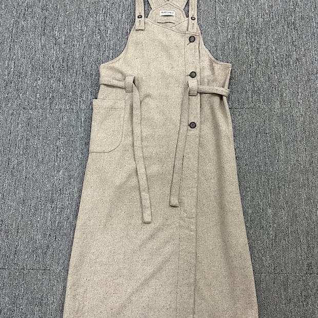 빈티지 멜빵 원피스 