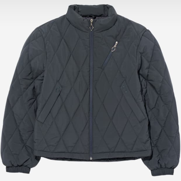 미스치프 롬버스 퀄티드 봄버 자켓 경량패딩 m사이즈 새상품