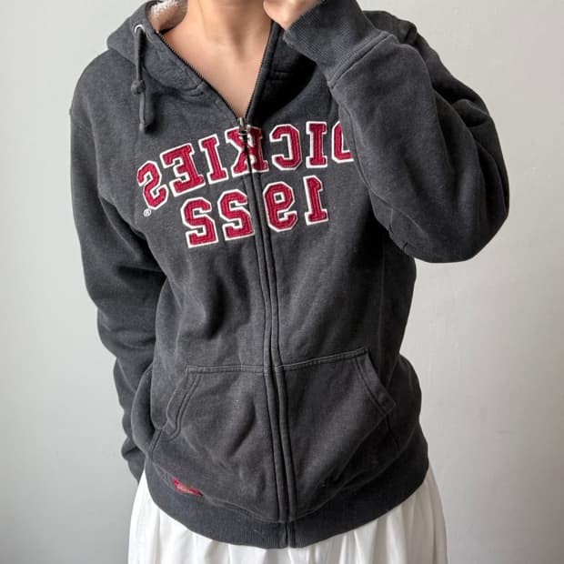 [M] 디키즈 그레이 후드집업