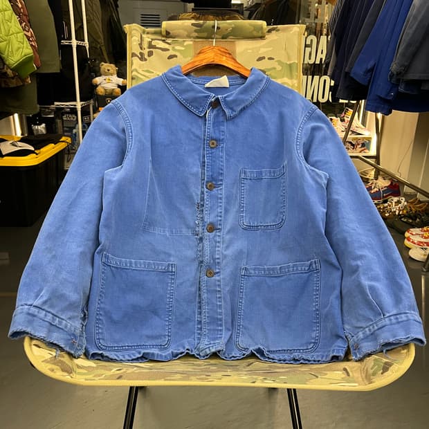 1950/60s OLD MODEL HARD FADED 빈티지프렌치워크자켓