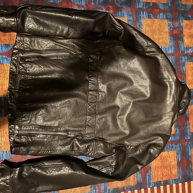 릭오웬스맛 코데즈 컴바인 사선 양가죽 자켓