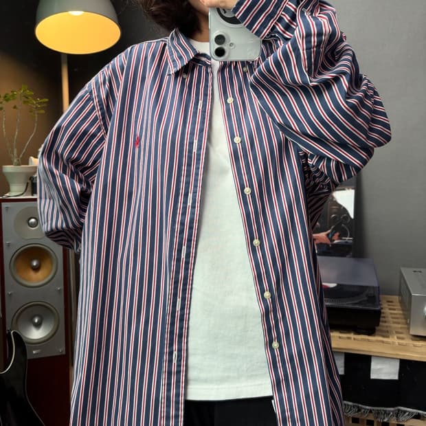 폴로 스트라이프셔츠