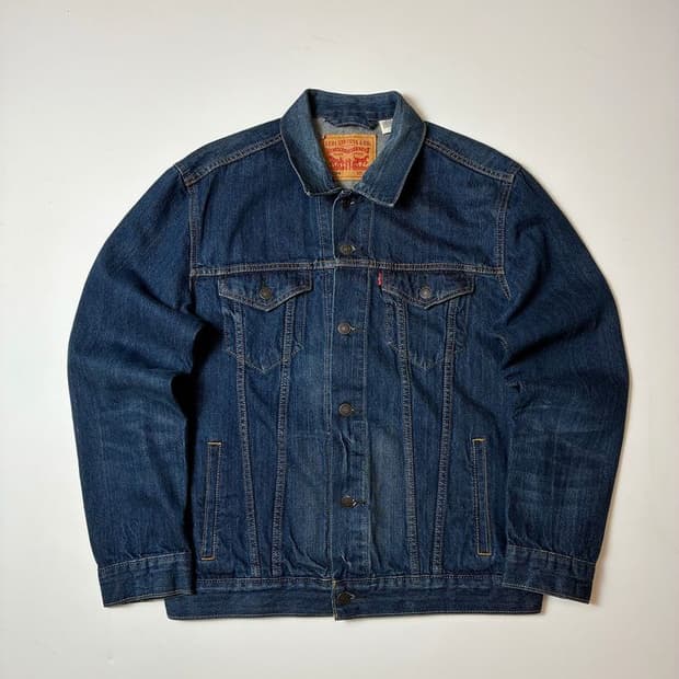 리바이스 00's 빈티지핏 데님 트러커 자켓 PN8406