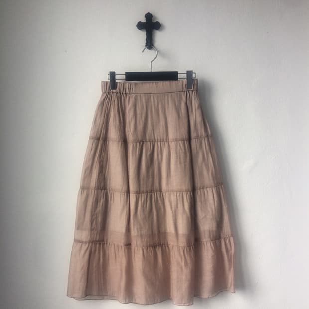 Layer long skirt