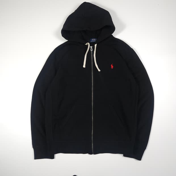 폴로 랄프로렌 신형 후드집업 블랙