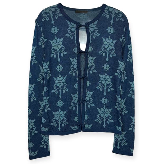 히스테릭글래머 패턴 니트 가디건