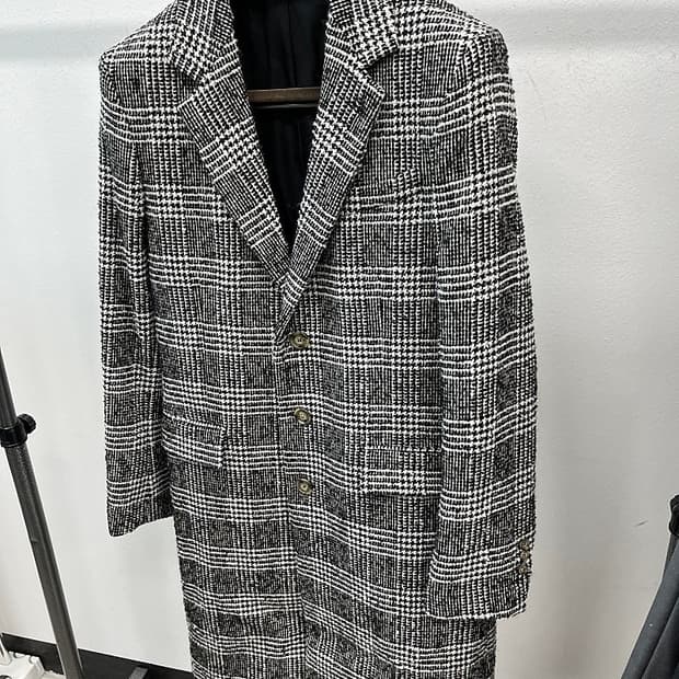 95-100) 아미 14fw 컬렉션 글렌체크 코트