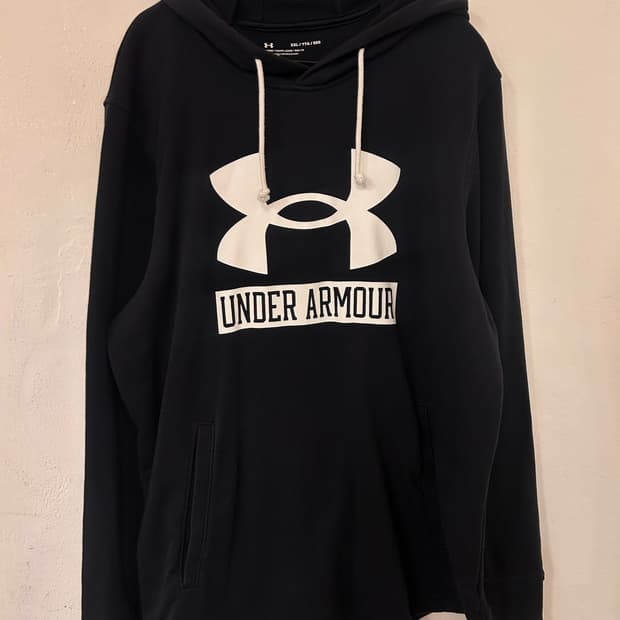 언더아머 빅로고 후드티 XXL