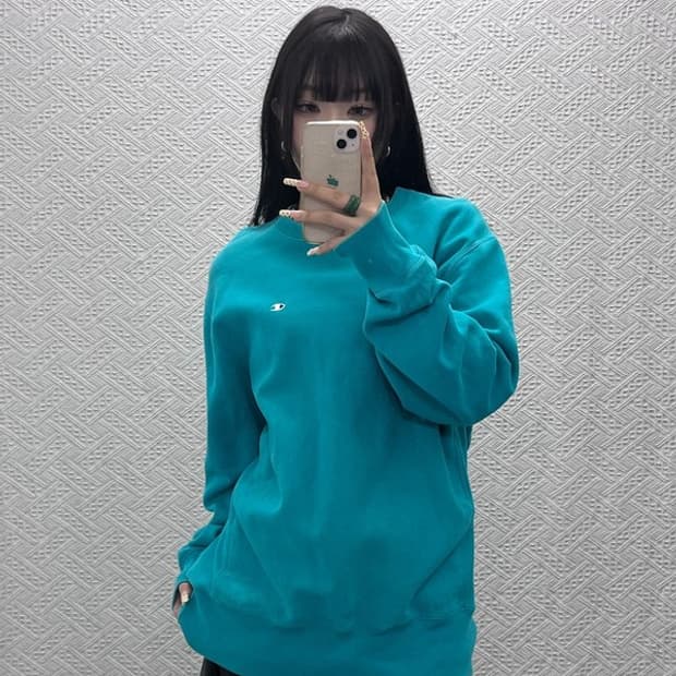 챔피온 리버스위브 90's 희귀 레트로 민트 맨투맨 XL C09738