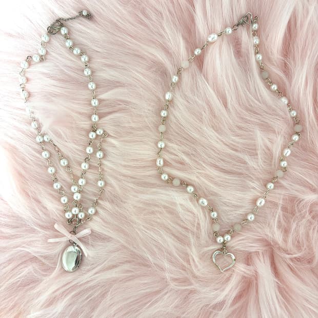 [구매자한정나눔] 히메갸루 라떼갸루 핀터깔 목걸이 