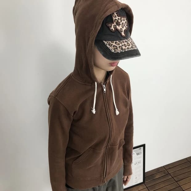 Champion Brown Zip Hoodie