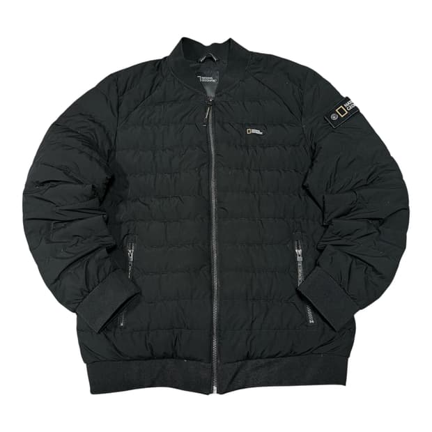 ✨ (바배) 내셔널 지오그래픽 구스다운 블랙 경량 패딩