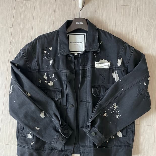 우영미 데님 자켓