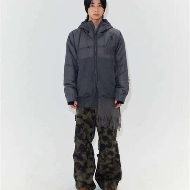 패러킷 리버시블 신슐레이트 패디드 점퍼 (챠콜 L)