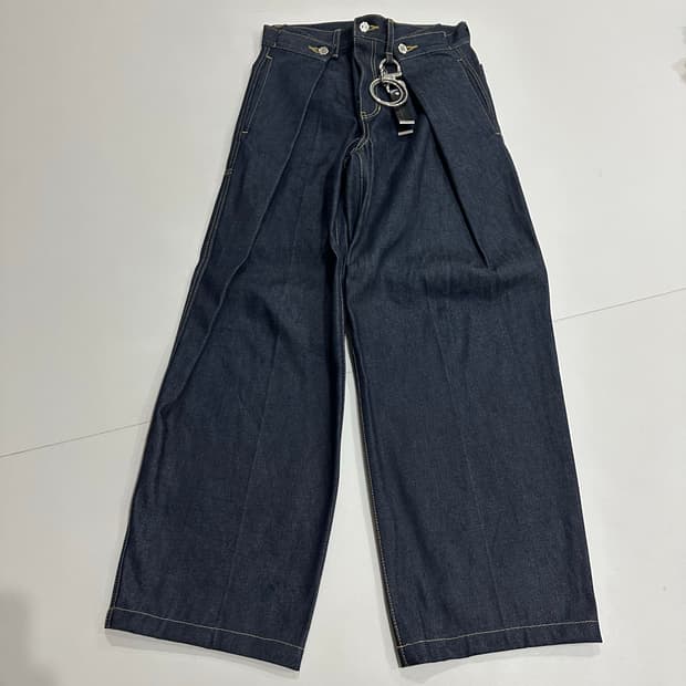 [46사이즈] 우영미 폴딩 데님 팬츠