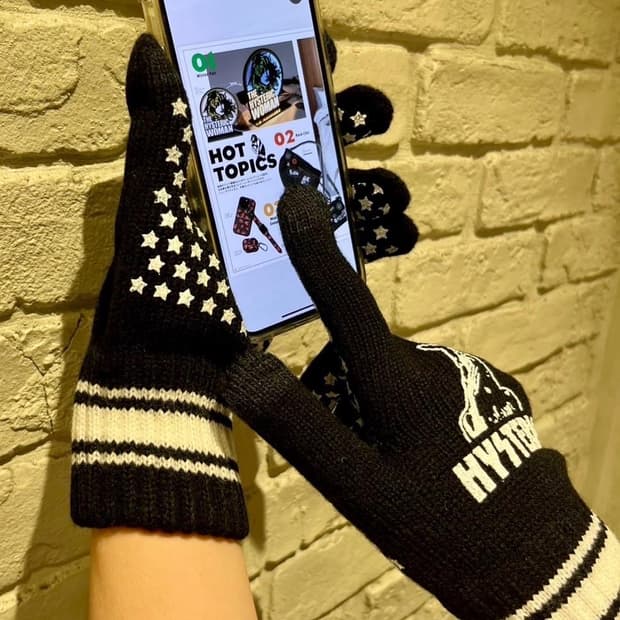 [남여공용/미개봉새상품] 히스테릭글래머 스웨터 니팅 장갑