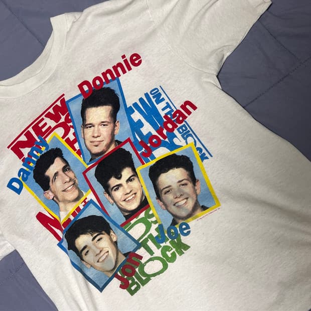 90s New Kids On The Block 티셔츠 판매