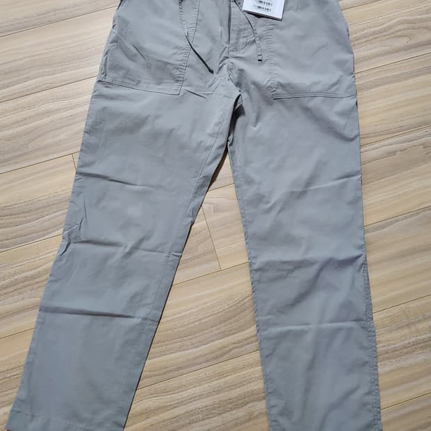 지오지아바지밴딩팬츠그레이