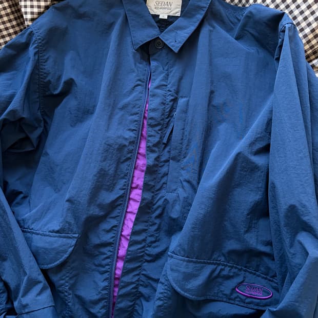 세단 올 퍼포즈 빅 라이트 재킷 네이비 / XL