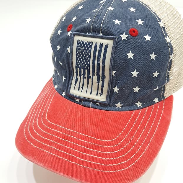 Grunt Style USA Flag 투톤 메쉬 트러커캡 P1364