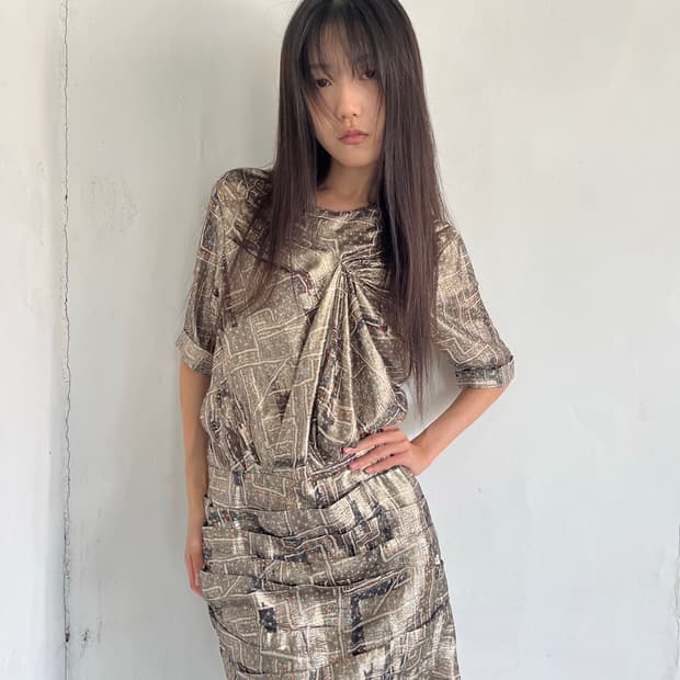 Isabel marant X H&M draped dress