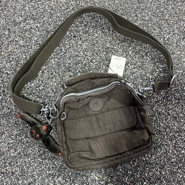 키플링 키링 브라운 미니 크로스백 B4266