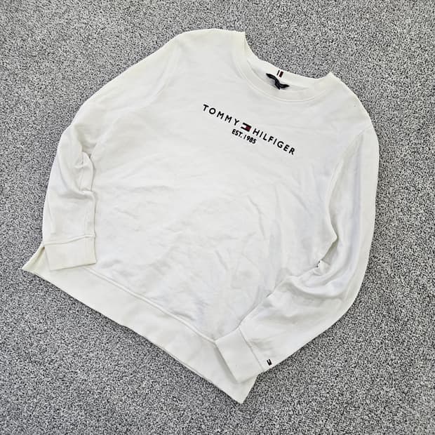 [M] 타미힐피거 라운드 스웻셔츠 맨투맨 0102YH1