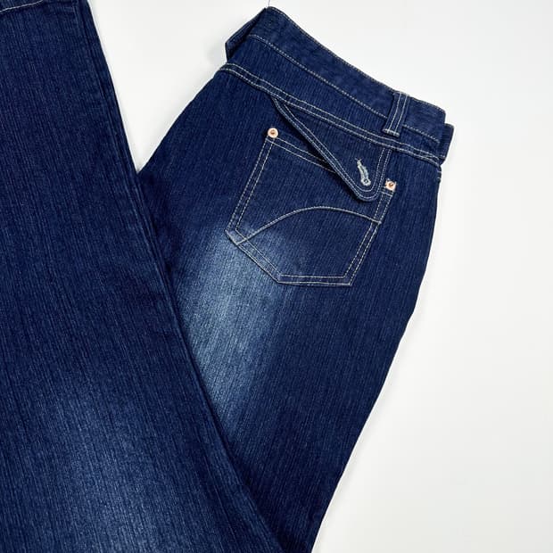 VTG 빈티지 웨스턴 부츠컷 로우라이즈 팬츠 (34인치)