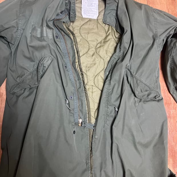 피쉬테일 오리지널 개파카 s사이즈 팔아요~~ 내피도 있어용