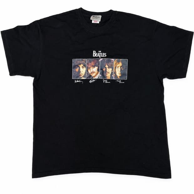 2005 비틀즈 블랙 티셔츠