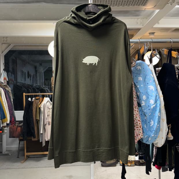 드럭스토어 투웨이 하이넥 롱슬리브