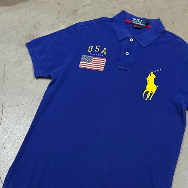 M 폴로랄프로렌 빅포로 USA 마크 카라 반팔티