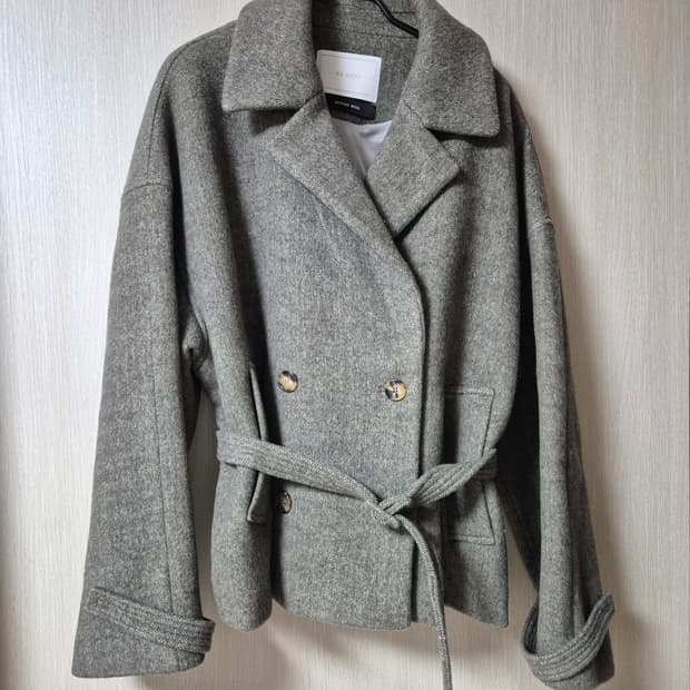 RE RHEE 리이 하프코트 숏자켓 벨트코트 메리노울 자켓 66