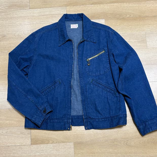 (40)트로피클로딩 데님 스포츠자켓 엣라코 프리휠러스 리얼맥코이