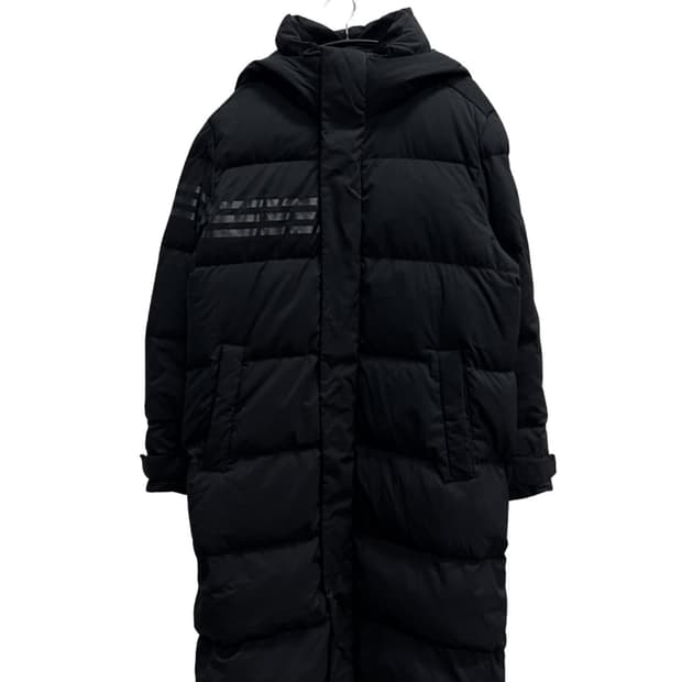 (M) 아디다스 골프 구스다운 롱 패딩 자켓 블랙